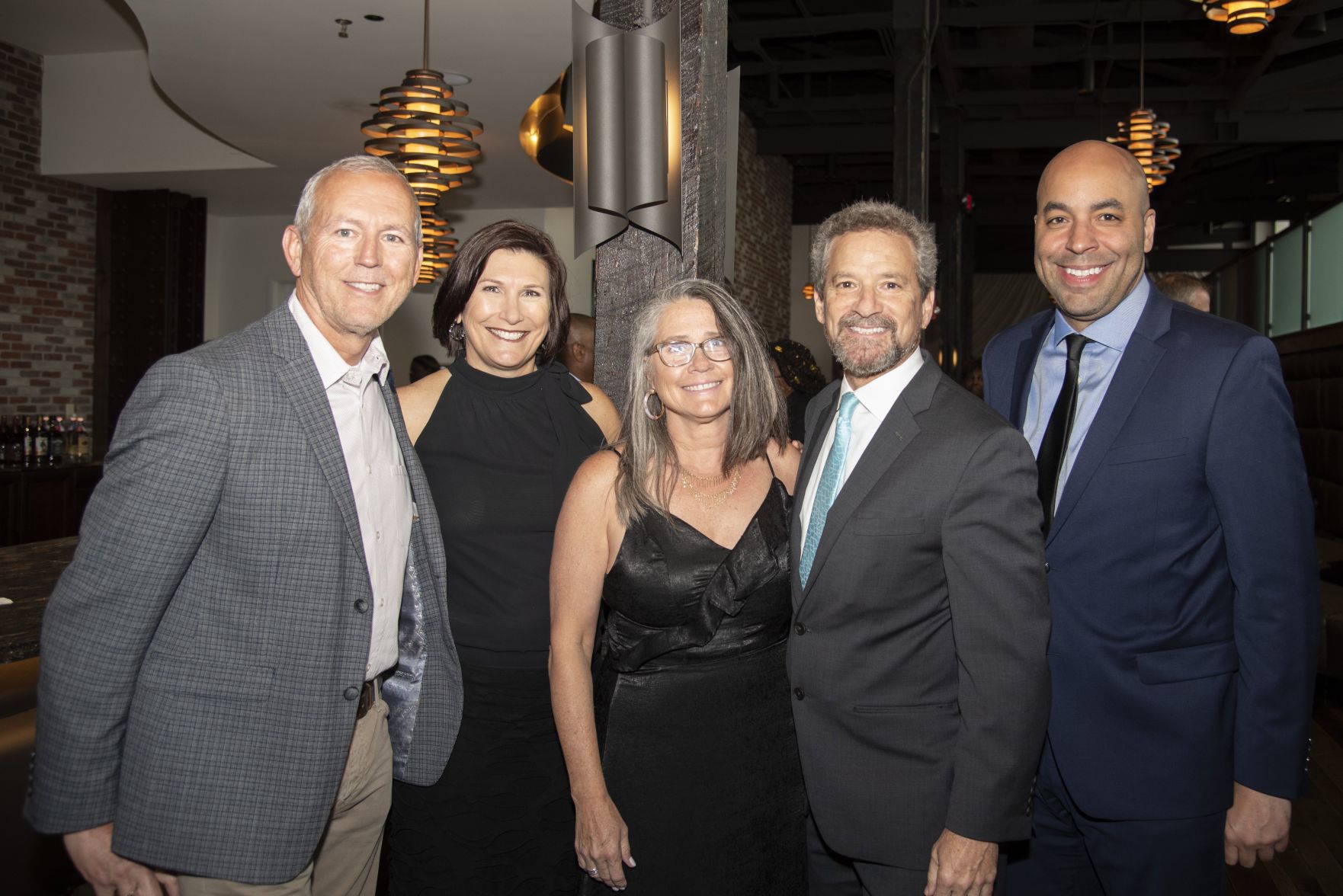 Tom and Robyn Heidger, Christine and Chris Kreymeyer, Chris Gilliam